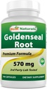 最佳自然金矿根570 mg(非GMO) 100 capsules
