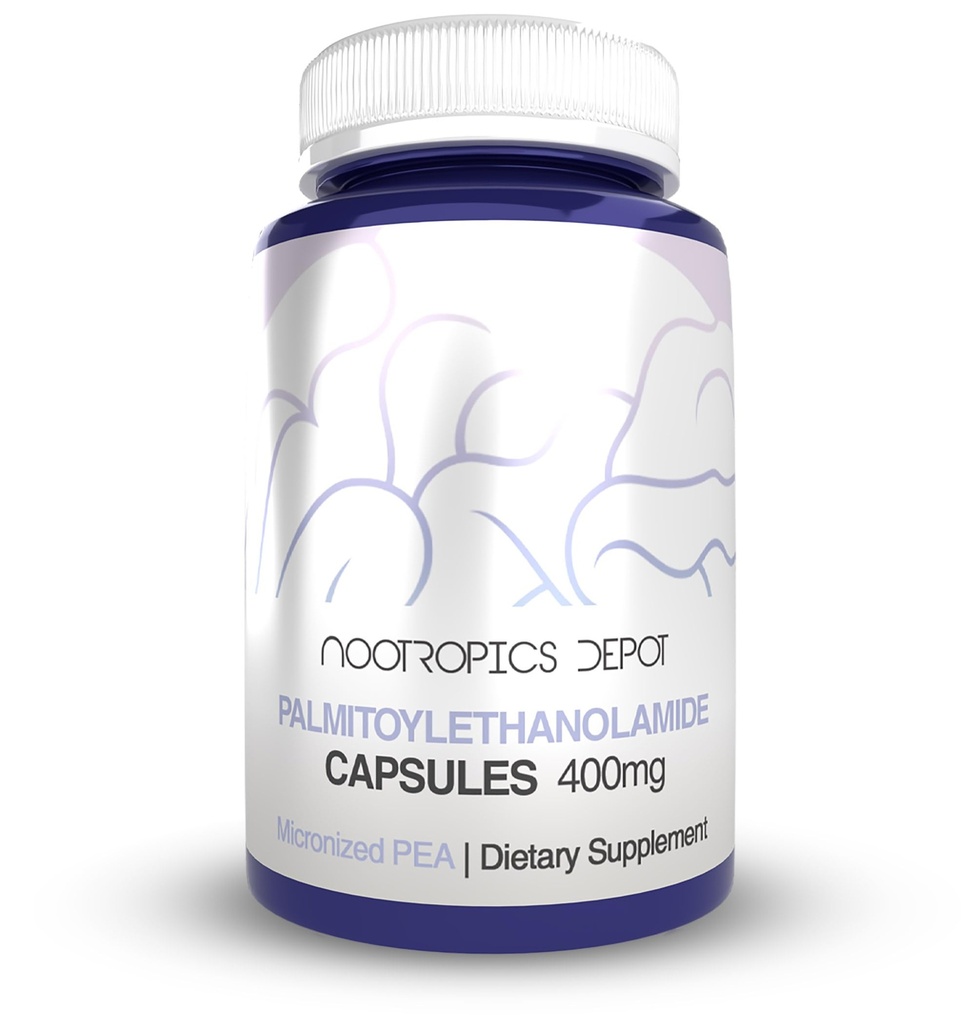 Palmitoylbolamide Capsules Pea 400mg Pills 30 Counters 支持不适救济 推动联合功能