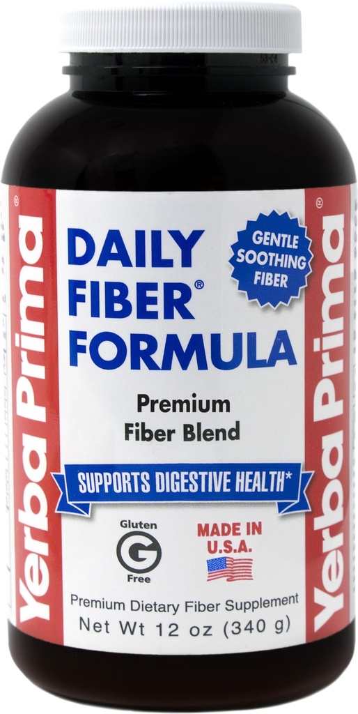 Yerba Prima Psyllium Husk, 12 Ounce (Pack of 2) - Colon Cleanser Fiber 补充 - 对古特健康的自然支持 - 非转基因生物, Gluten Free, Vegan