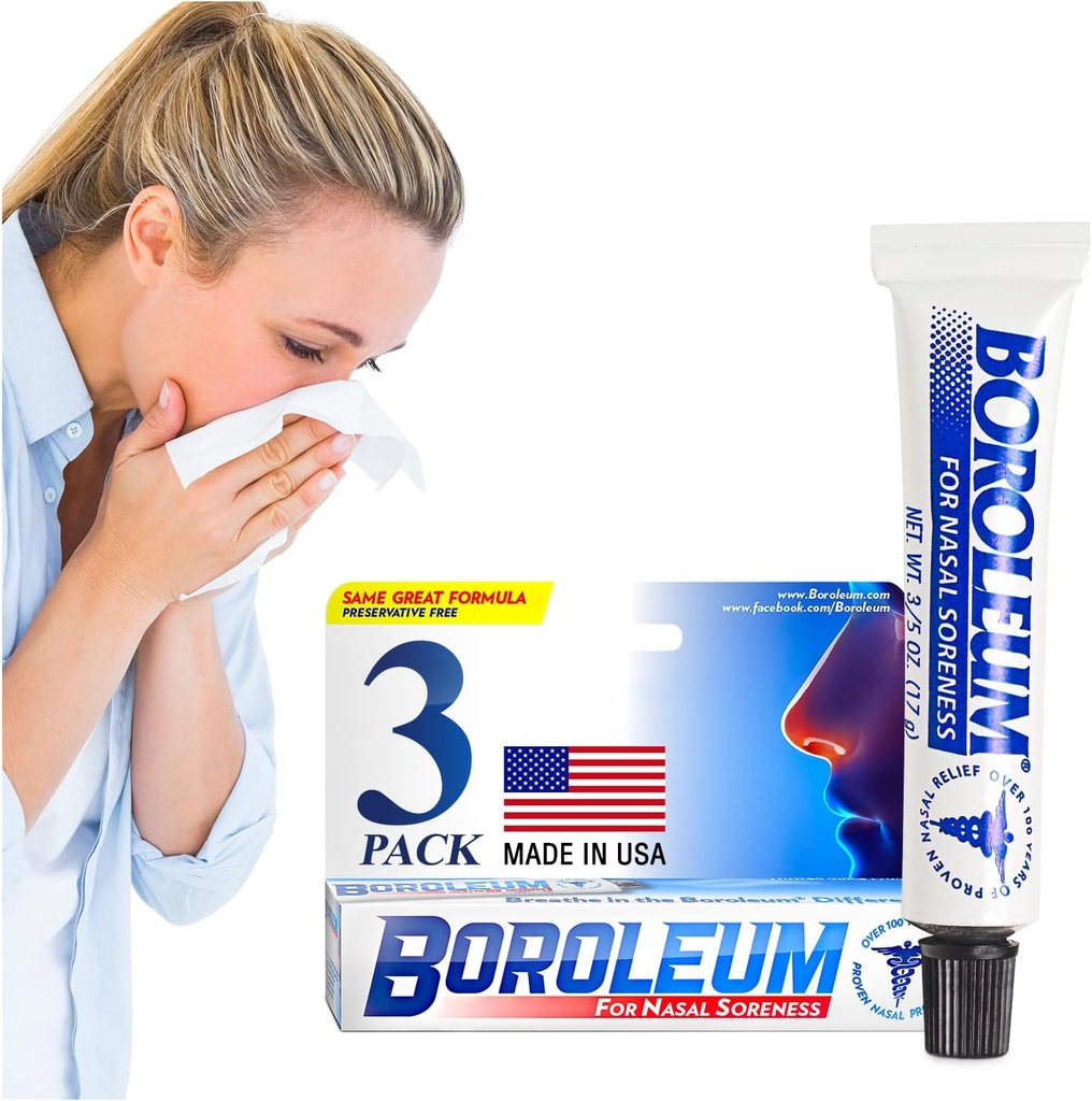 Boroleum干燥救济鼻索和斯图菲鼻索救济