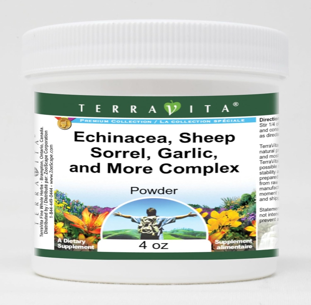 Echinacea,羊索雷尔,大蒜,以及更复杂的粉末(4 oz,ZIN:516903) - 3 Pack