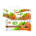 PROBAR - GO Energy Bars - 花生酸奶巧克力片 - 无糖、非GMO、全食品成份小吃棒(12个伯爵)
