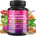 BMVINVOL 伊诺西托尔补编 - Myo-Inositol和D-Chiro Inositol理想 40:1 比率 - 加上柏柏林,肉桂, Ashwagandha + 5 更多 - 90 卡普尔