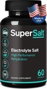 Keto Electrolyte 补编,用于快速口服补液和工作后恢复的盐替换片,镁,锌,钠,铜 | 60 Capsules | 停止脚的挤压和恢复能源