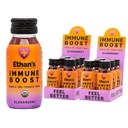 (原始内容存档于2018-09-21) (英语). Ethan's Organization Immune Boost Shots, Elderberry Flavor. 感觉好多了。 豁免支助,用真正的水果、维生素C、维生素D、赖世、锌、无添加糖(12包2oz枪)制成