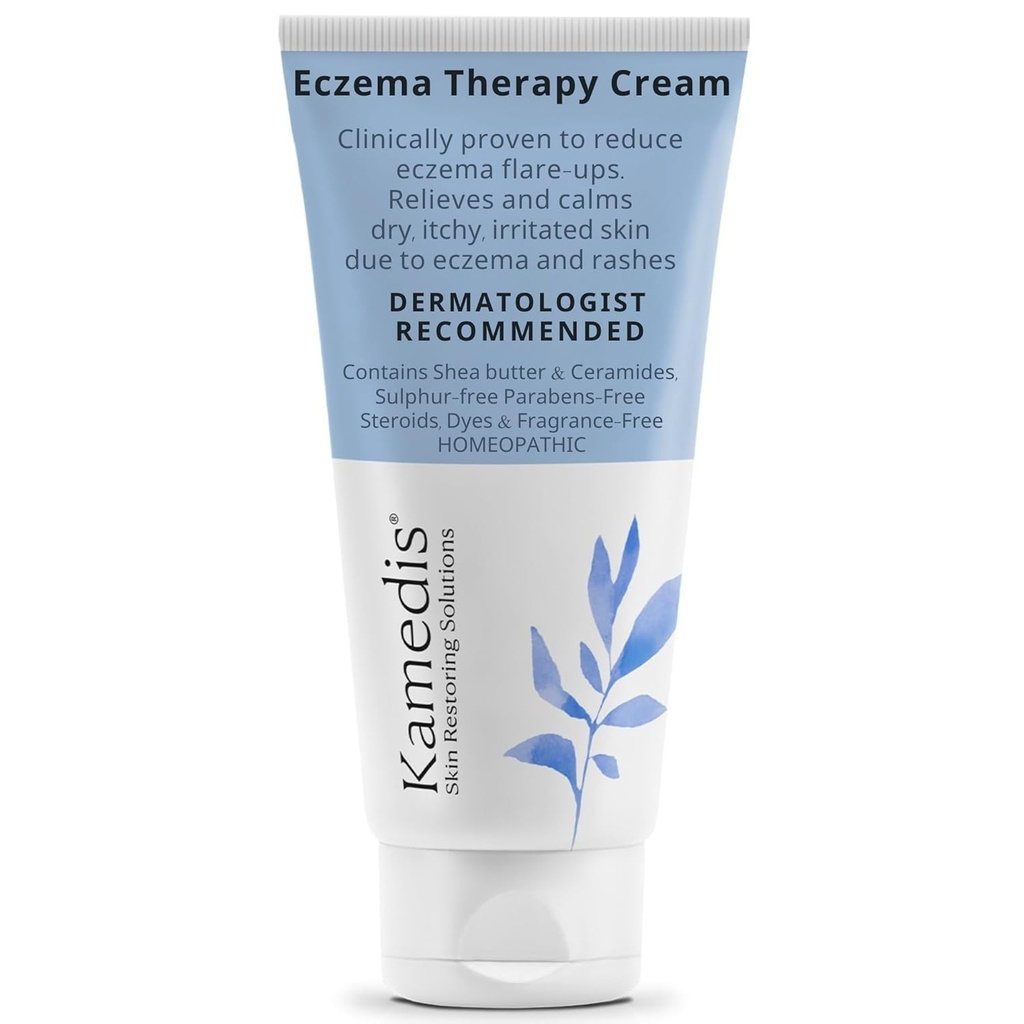 KAMEDIS Eczema 治疗 苏打身体凝血。 植物学报. 临床证明有痒,干燥,刺激的皮肤. 皮肤科医生建议进行湿润治疗。 SLS & paraben 免费。