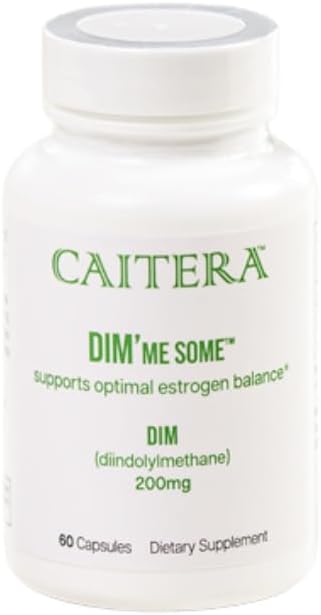 DIM'me 一些二英多利甲烷 膳食补充200mg 帮助促进荷尔蒙平衡 + Cruciferous 蔬菜的混合物 + 抗氧化剂的效益 + Vegan 60 Capsules