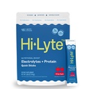 Hi-Lyte Electrolytes + 蛋白质快棒 Crisp Apple, 16 services - 钠,钾,惠蛋白 - Keto Friendly - 5g 蛋白质,无糖