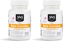 365 由全食品市场, Beta Carotene Dry 15000 MCG, 100 Counter (Pack of 2) 制作.
