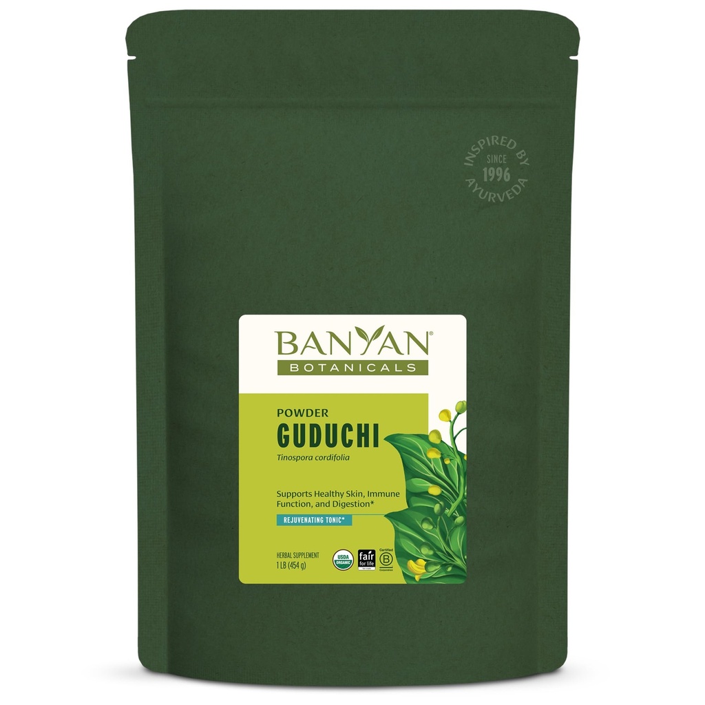 Banyan植物学 有机古都奇粉 - 有机免疫健康补充剂 - 天然解毒,平衡消化与健康皮肤 * - 1 lb - 非GMO 可持续来源 Vegan FFL