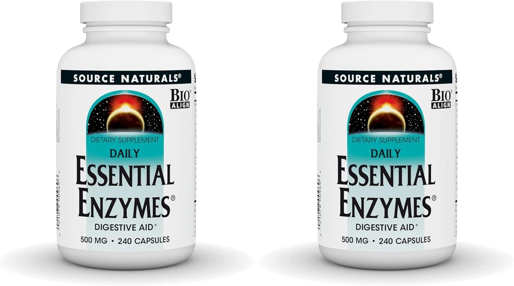 资料来源:Naturals Required Enzemes 500mg Bio-Accessed Multi Enzyme 补充草药防腐剂,用于消化,气体,便秘和布洛廷救济 - 支持免疫系统 - 240 capsules (Pack of 2)