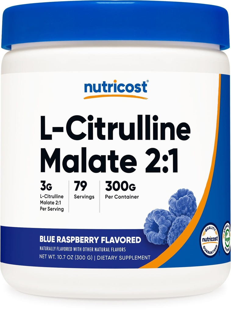 L-Citrulline Malate 2:1(300格拉姆)(蓝莓)