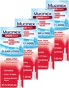 Mucinex Nasal Decongestant Spray, Sinus-Max 重度鼻部摄入量救济清和凉 鼻部喷洒,最后12小时,快动作,冷却 Menthol Flavor,包装 May Vary, 0.75 Fl Oz (Pack of 4)