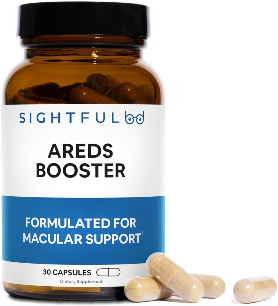 AREDS 与 AREDS 2 不同公式 包含 Resveratrol, Quercetin, & Green Tea 提取 + 抗氧化剂 + 30 计数