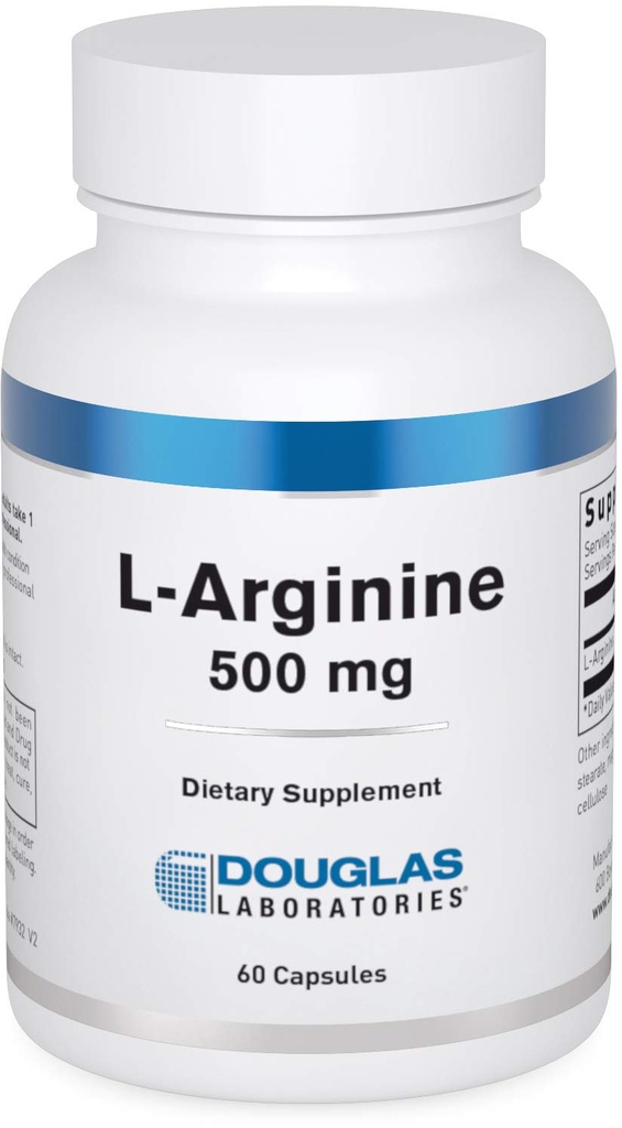 道格拉斯实验室 L-Arginine (500毫克) | Versatile 氨基酸 | 60 盖