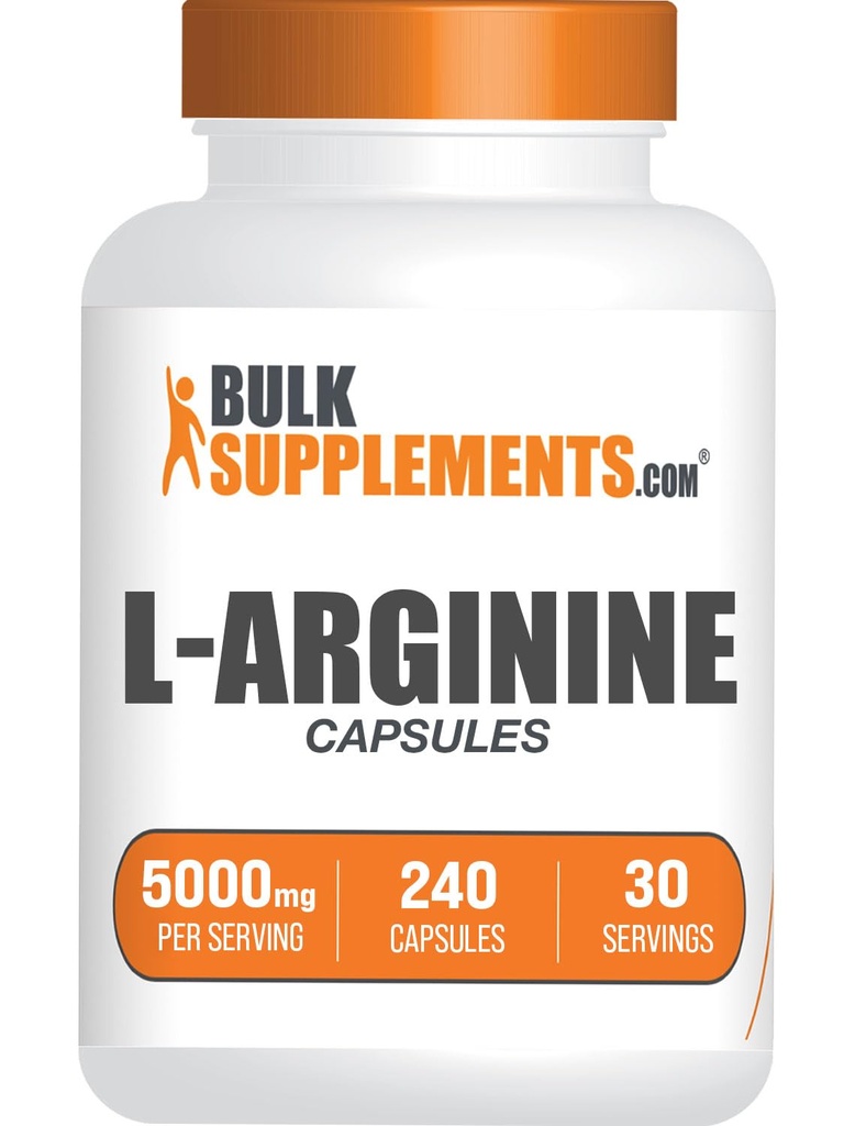 Bulk Supposes.com L-Arginine Capsules - Arginine Suppose, Nitric Oxide Supplement - Gluten Free, 8 Capsules per service (5000mg), 240 counter (Pack of 1) 互联网档案馆的存檔,存档日期2014-03-02.
