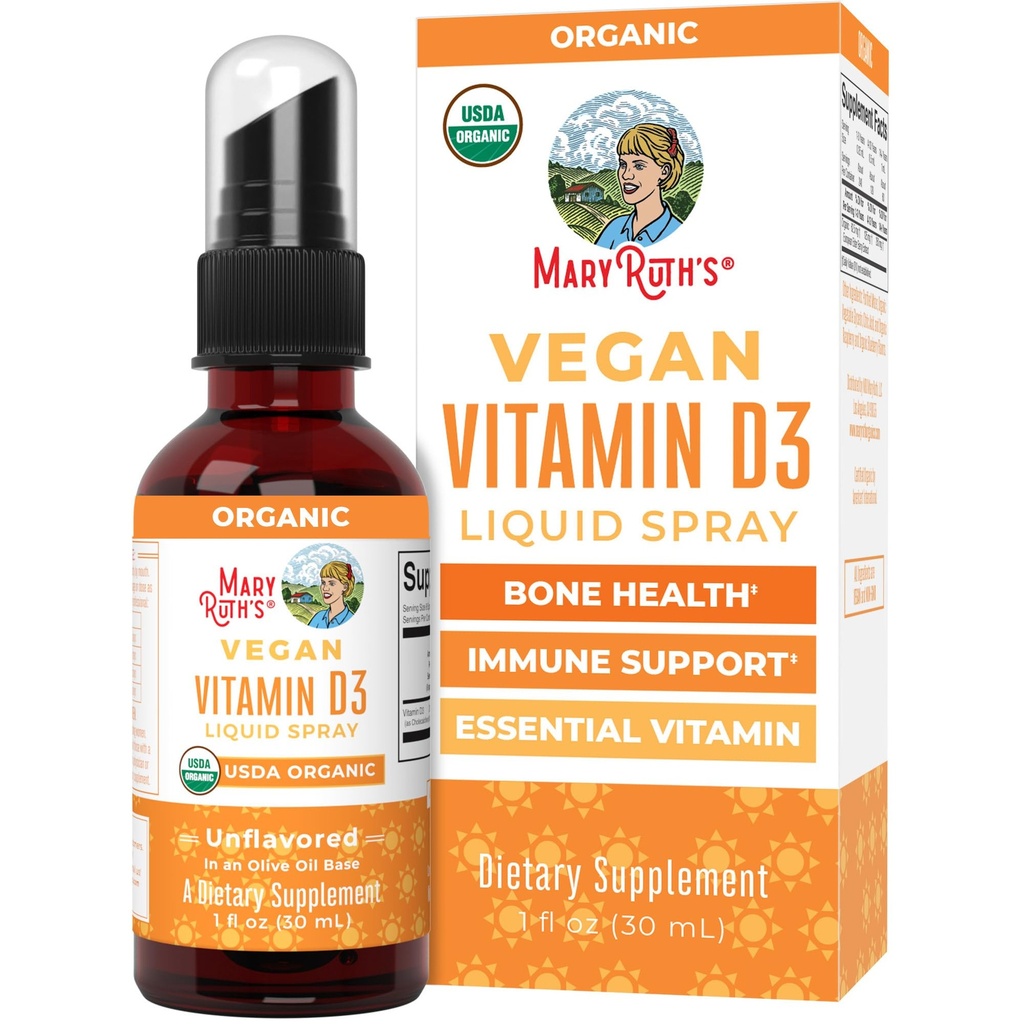MaryRuth 有机体 维生素 D USDA 有机体 VIT D3 液态体 无糖体 液态体 VIT D 液态体 免疫支持 成人与儿童 骨质健康 维根 维根 维根 自由 维根 维根 非GMO 30 服务