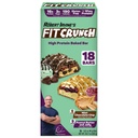 FITCRUNCH 蛋白棒,小块大小的品种包,Gluten Free(18个酒吧,巧克力薄荷芯片和花生黄油)