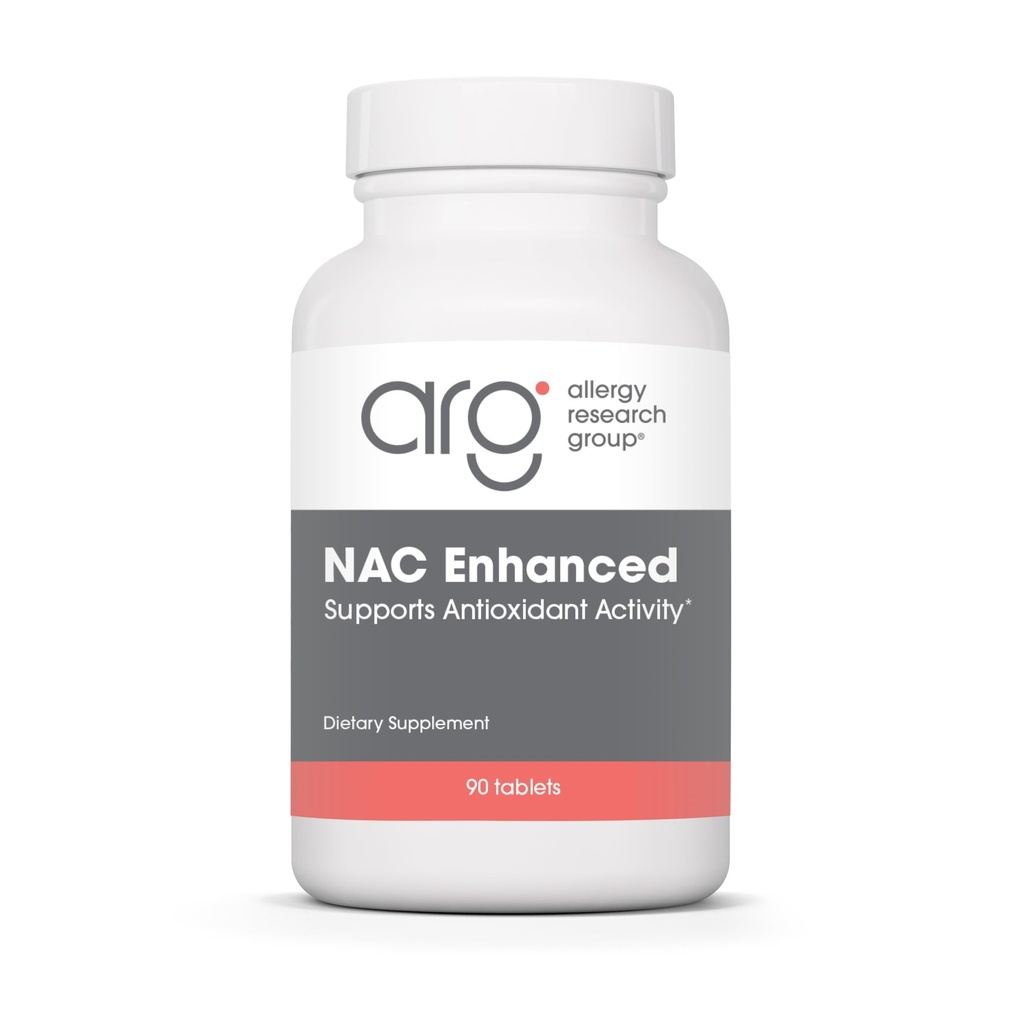 过敏性研究组 NAC 强化补充 - N-乙酰-L-Cysteine, Glutathione 前体, 支持 Immune 函数, Mucus 清除 - 90 计数