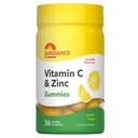 Sundance Vitamin C and Zinc Gummys QQ 36 莱蒙·弗拉弗尔 QQ Vegan, Non-GMO, 和格鲁滕免费补编