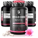 Myo-Inositol & D-Chiro Inositol 40:1 女性 | Inositol 女性 | Hormone平衡,生育率和周期 |维生素 B8,胰岛素和弗洛奥瓦里安支持 | 240 Caps