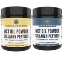 左岸性能 Keto Vanilla MCT 柯拉根粉末和Keto Unflavored MCT 柯拉根粉末