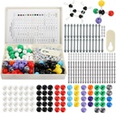 YOPAY 240片分子模型 Kit,有机化学和无机化学分子结构模型,86原子和153链接和1个短链接删除工具