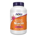 食品补充品,Niacin(维生素B-3),500毫克,无氟、双强、营养健康,180维卡普尔