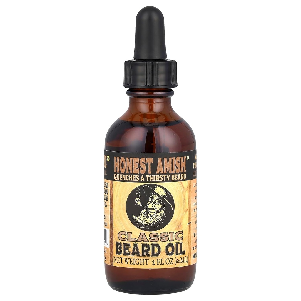 诚实的阿米什语 - 经典的胡子油 - 2 Ounce语
