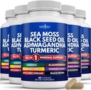 新AGE海 Moss黑种子油 Ashwagandha Turmeric Bladderwrack Burdock - 与马努卡,蜂蜜丹德利翁,ACV 黑辣椒 Gluten Free (英语).