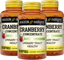 MASON NATURAL Cranberry 12:1 集中力量于维生素C & E, 支持免疫和尿道健康, 90 capsules, pack of 3