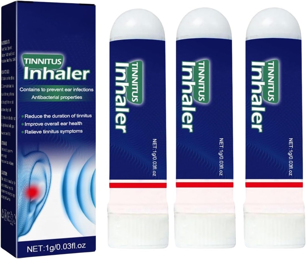 3Pcs 回声 Ease Tinnitus Inhaler, Ear Ring的回声 Ease, Tinnitus Inhaler 的回声 Nase Inhaler 的回声