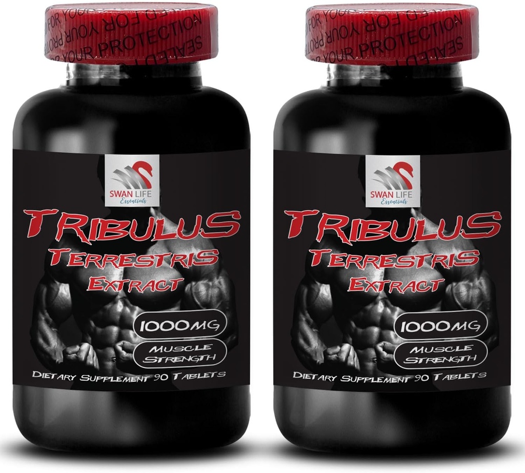 Natural Stamina Boost - TRIBULUS TERRESTRIS 提取 - 强度和活动支持,能量优化公式,植物动力,身体性能组合,主动恢复,能量流 2Bot 180塔