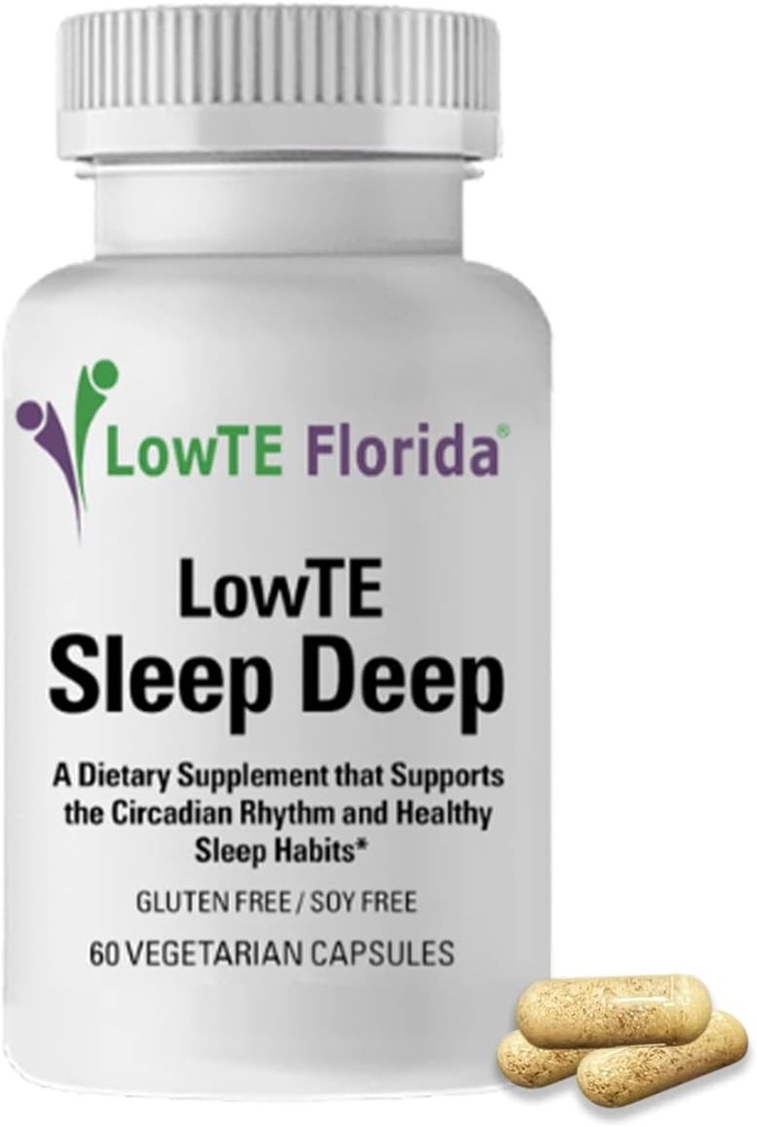 深眠 - 60 Capsules I Sleep 配音:梅拉图宁 5mg, Ashwagandha, GABA, Lemon Balm Extract & l Theanine, 健康环形节奏睡眠援助
