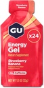 GU 能源 原始运动营养 能源 Gel,草莓香蕉,24 Counter Box