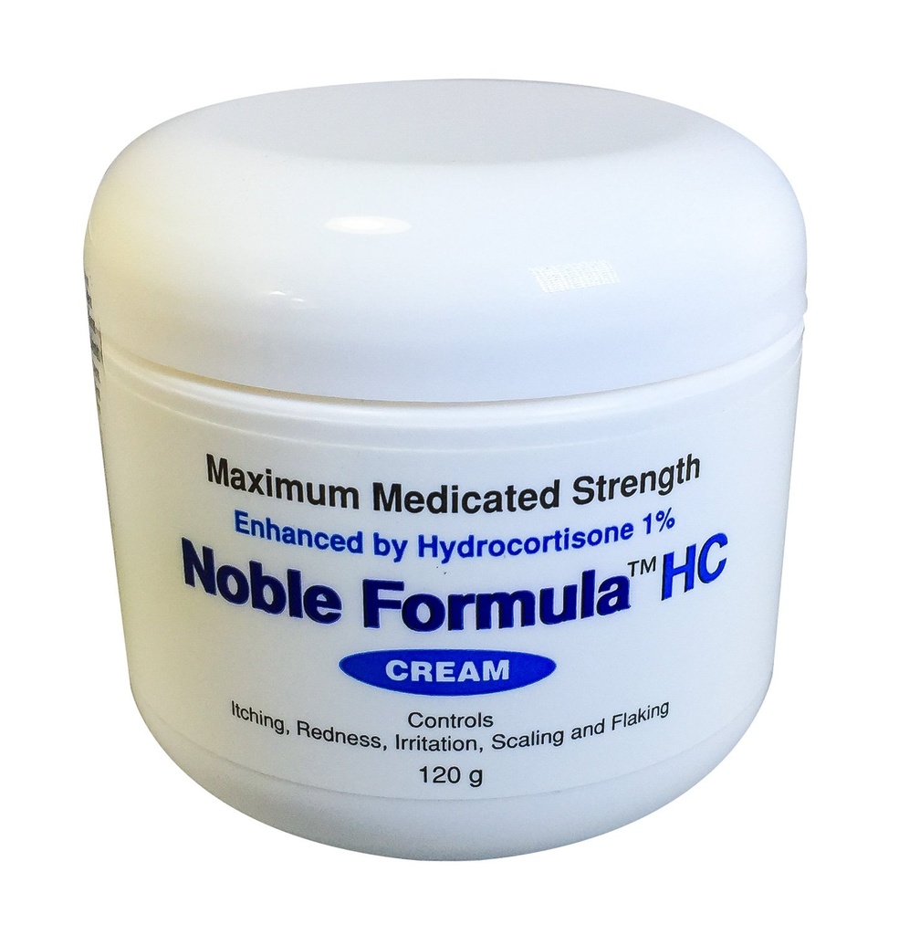 诺贝尔公式 1% Hydrcoortisone Cream 含 25% Pyrithione Zinc (Znp), 4 oz