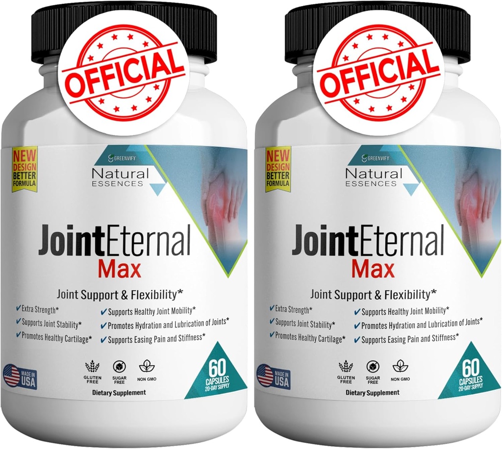 联合永恒的Max Natural Essences 自然联合支持补编,60 Capsules 20天供应,Gluten 免糖,非GMO,美国制造(2)