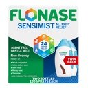 Flonase Sensimist 抗过敏性肾上腺素消毒剂,24Hour 多音节消毒剂消毒剂消毒剂消毒剂 — 120 Sprays (Pack of 2)
