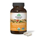 ORGANIC INDIA Ashwagandha Capsules - 有机Ashwagandha 补充剂 - Vegan Ashwagandha 根部、无胶囊、Kosher、非GMO、支持减轻压力、能源和睡眠 - 180 Capsules