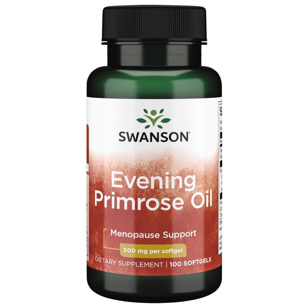 Swanson Evening Primrose Oil (Omegatru) 500毫克 100 Sgels (英语).