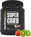 NutraBio Super Carb, 含有集群Dextrin & Electrolytes的碳水化合物粉末, 高级Carb 用于健身燃料、性能和肌肉恢复的粉末, Cyclic Dextrin, Kiwi草莓, 30 Sv