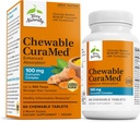 Terry自然CuraMed 100 mg Crucumin Complex - 强化吸收Crucumin 配有Turmeric - Brain & Liver 健康支持补充 - Vegan 饮食补充 - 60 可切片