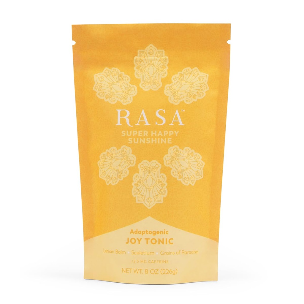 Rasa Super Happy Sunshine – 适应性蘑菇 迷你靴 – 柠檬茶 欢乐 托尼 配音:Sceletium | Vegan, Keto, Ayurveda Wellness 托尼(8 oz / 30 services) 互联网档案馆的存檔,存档日期2014-09-02.