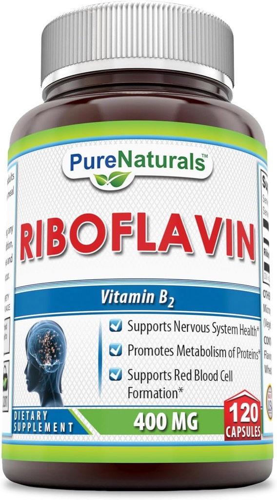 纯天然Riboflavin 400 Mg 120 卡普尔