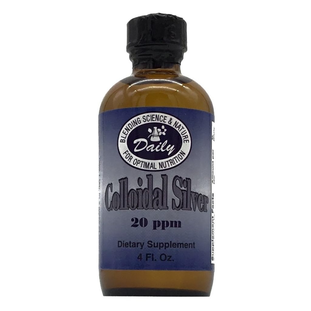 每日制造单体银,20 ppm(食品级) 4 fl oz