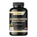 Ashwagandha 男女补充金 6000mg QQ 睡眠、泥液和能量支持 超强力量,Vegan友好,非GMO,美国制造