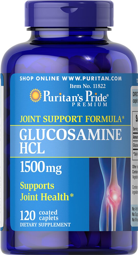 清教徒的荣耀Glucosamine 1500 mg 卡普列斯,120个伯爵