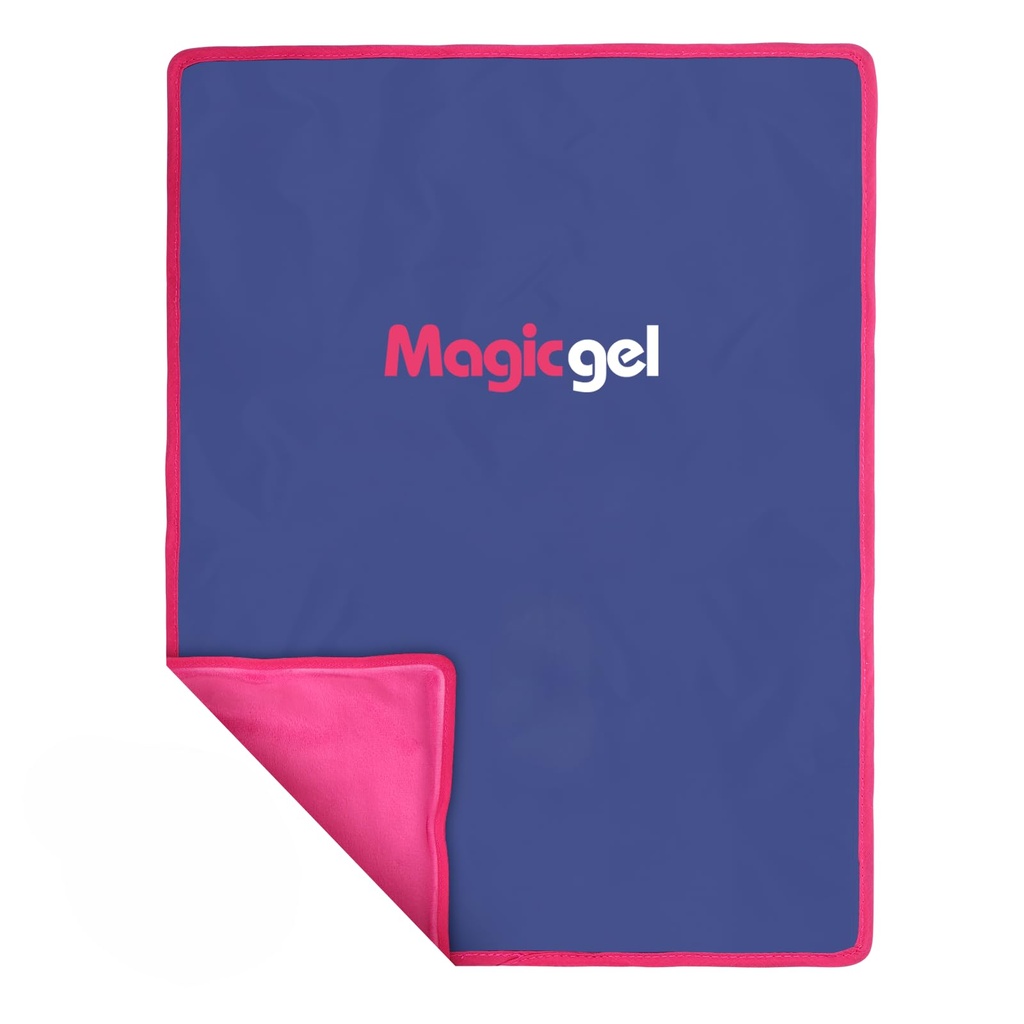 Magic Gel Ice Packs for Injuries Reusable (15" x 11") - Large Ice Pack - Flexible Cold Cooling Pad - Gel Pack for Shoulder, Back, Hip, Knee, Leg, Lower Back