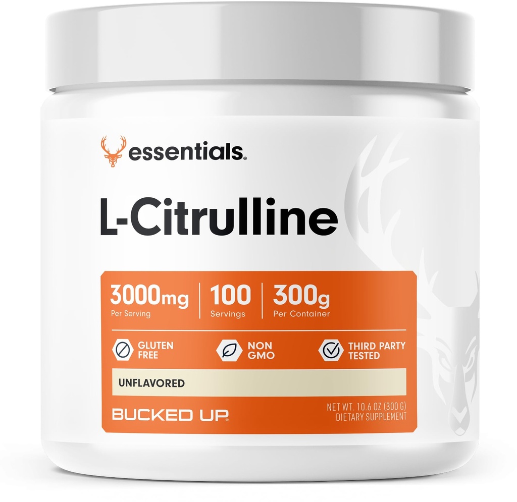 Bucked Up L-Citrulline 3000mg 粉末,基本成分(100架)