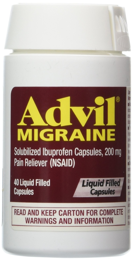 (ADVIL MIGRAINE LIQUI-GELS(40卡普勒))